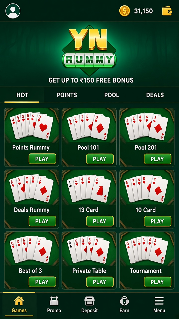 YN Rummy app screenshot 2