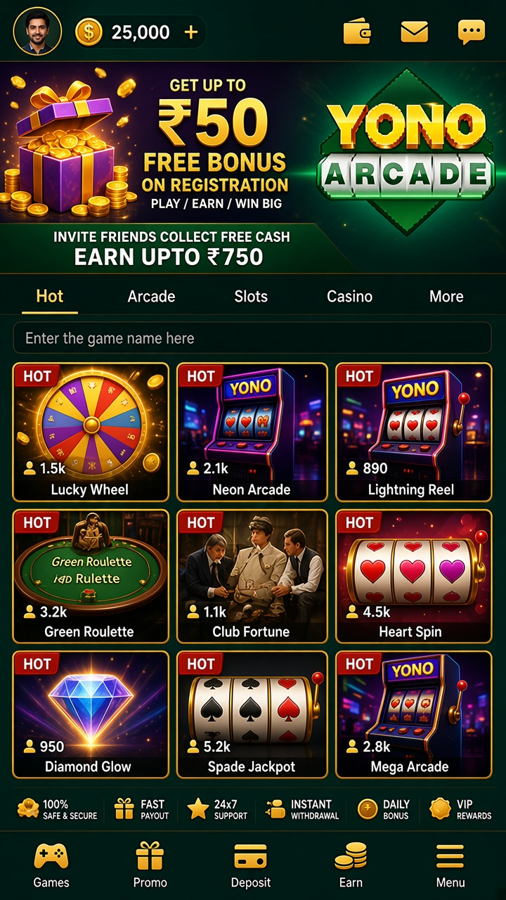 Yono Arcade app screenshot 2